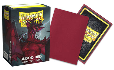 Dragon Shields: (100) Matte Blood Red