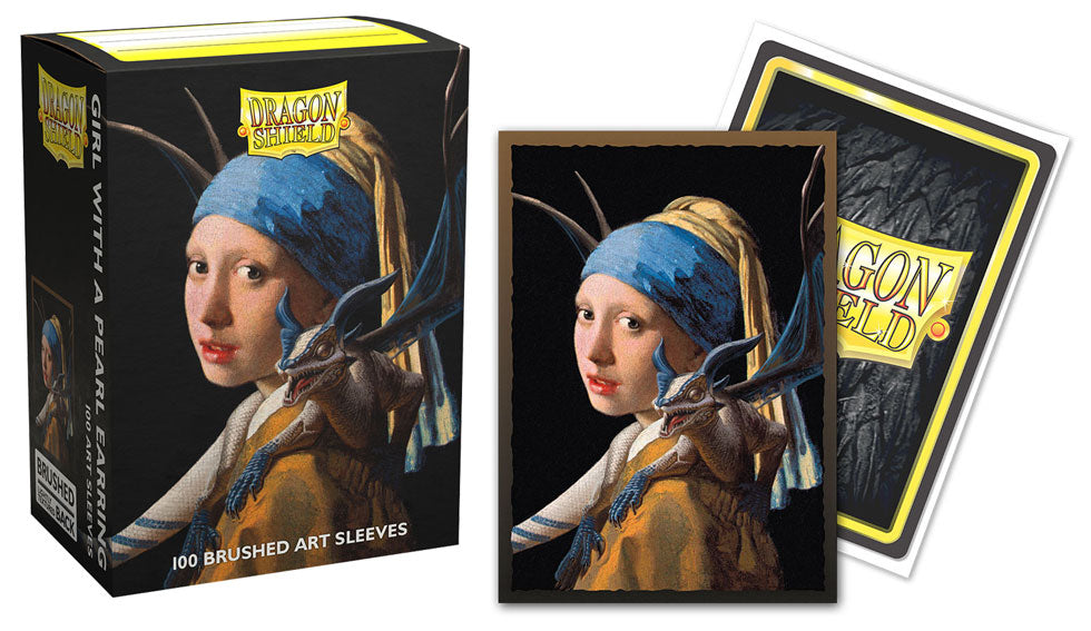 Dragon Shields: (100) Brushed Art Sleeves - The Girl With The Pearl Earring