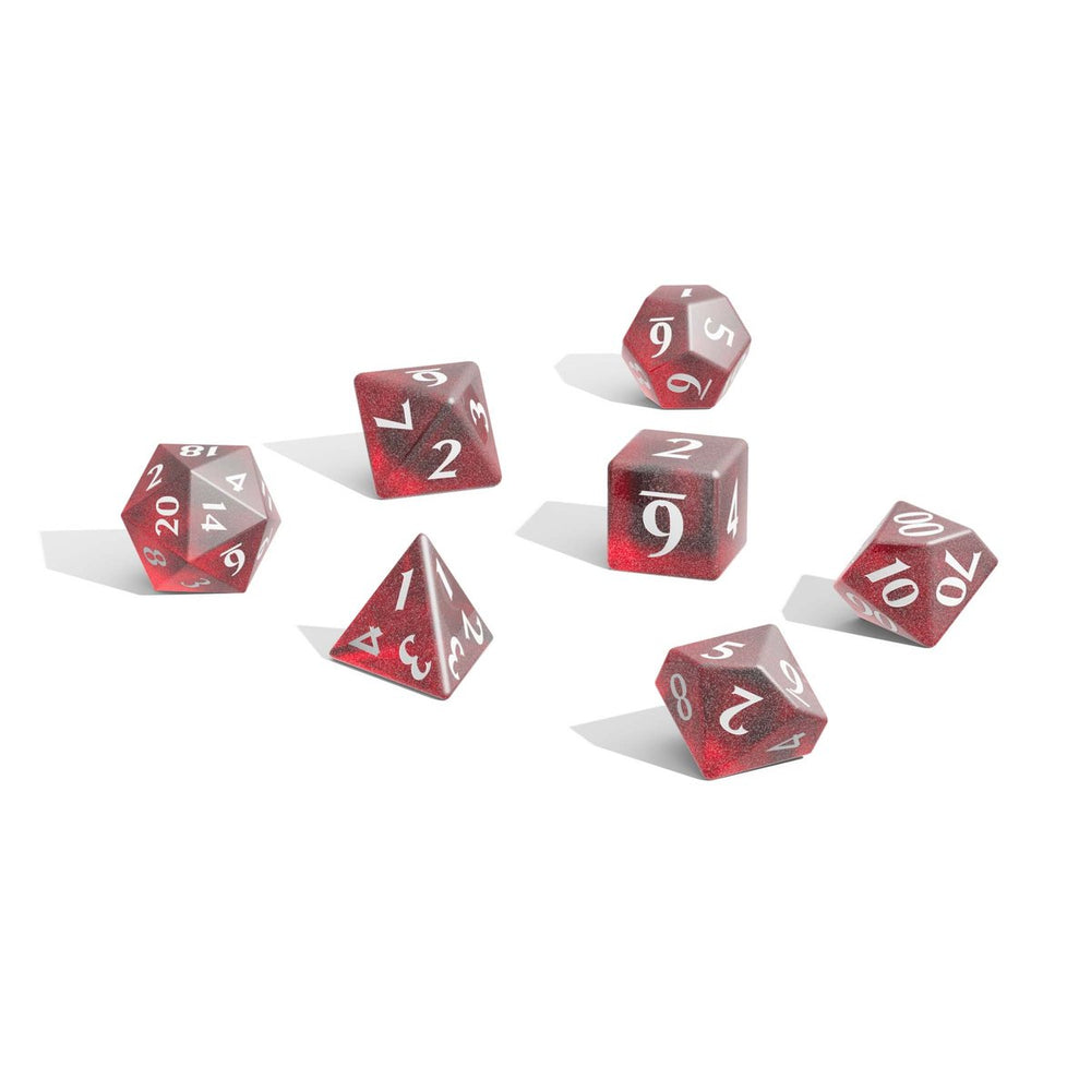 Eclipse Acrylic RPG Dice Set (11ct) Apple Red