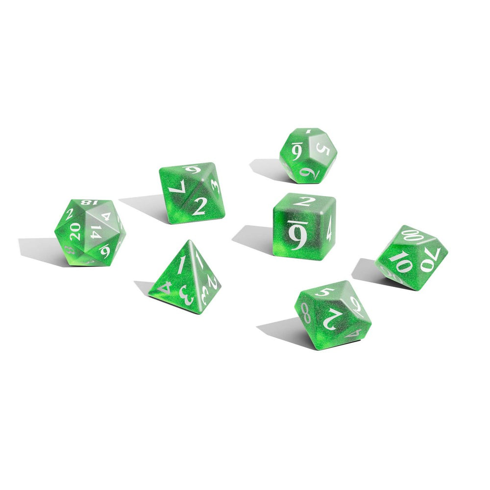 Eclipse Acrylic RPG Dice Set (11ct) Lime Green