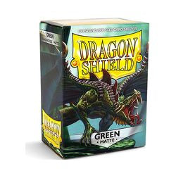 Dragon Shields: (100) Matte Green