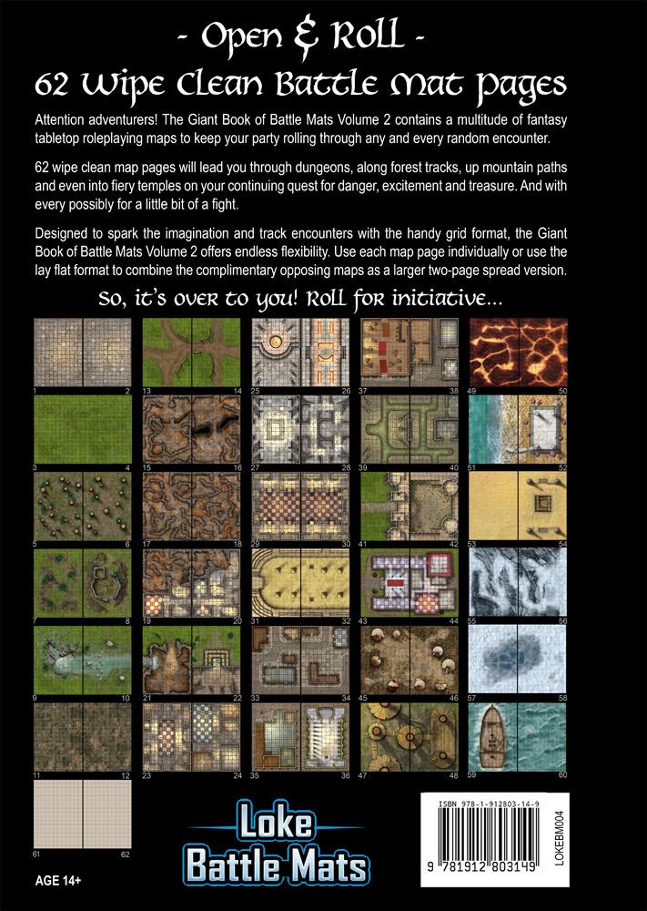 Loke Battle Mats: The Giant Book of Battle Mats Vol II