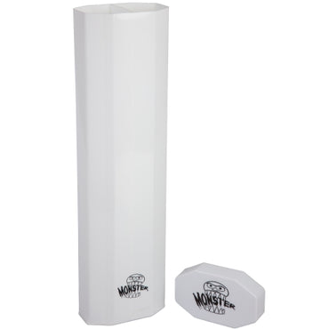 MONSTER PRISM DUAL PLAYMAT TUBE - OPAQUE WHITE WITH WHITE CAP