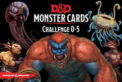 Dungeons & Dragons Monster Cards Challenge 0-5