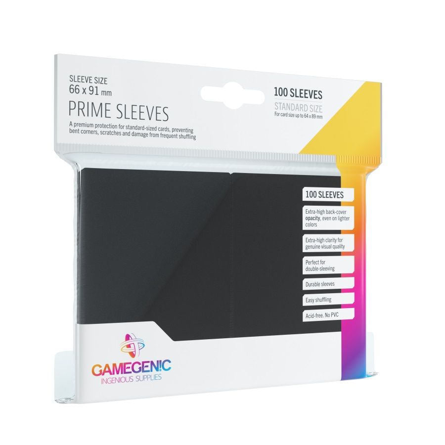 GAMEGENIC: PRIME SLEEVES: BLACK