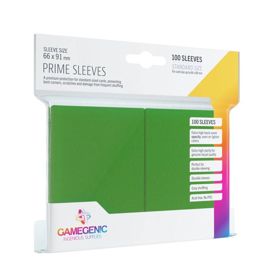 GAMEGENIC: PRIME SLEEVES: GREEN