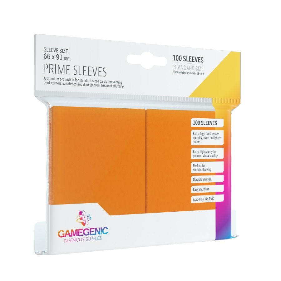 GAMEGENIC: PRIME SLEEVES: ORANGE