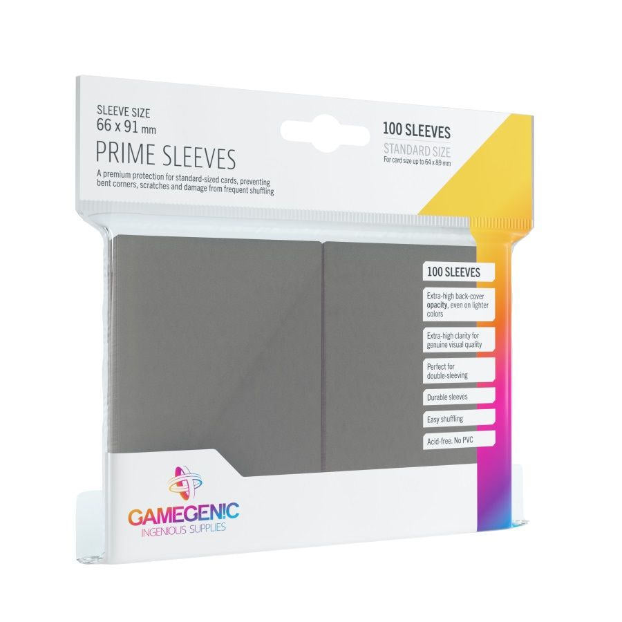GAMEGENIC: PRIME SLEEVES: GRAY