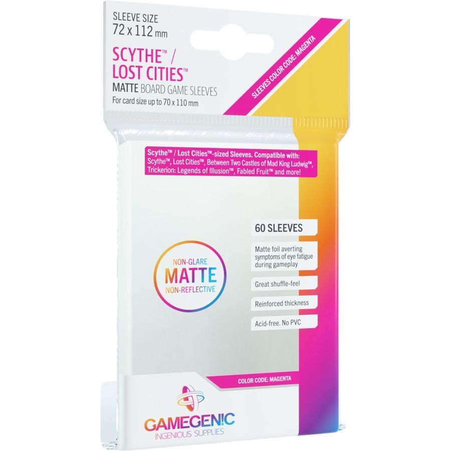 GAMEGENIC: MATTE Sleeves: Scythe and Lost Cities