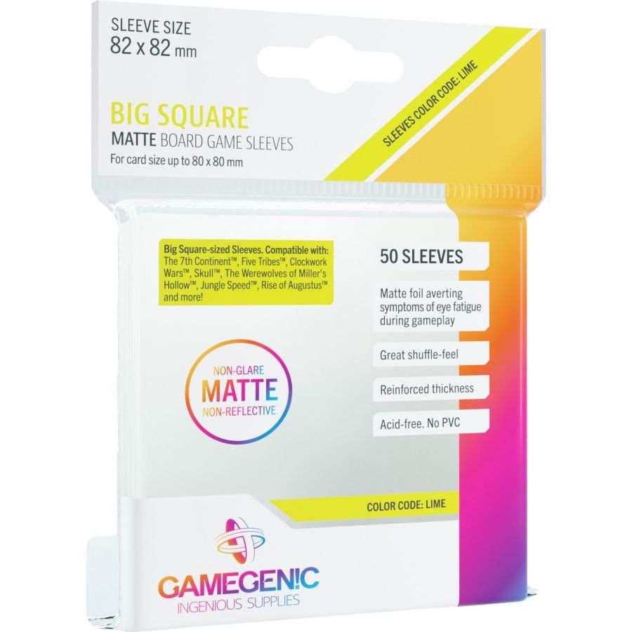 GAMEGENIC: MATTE SLEEVES: BIG SQUARE