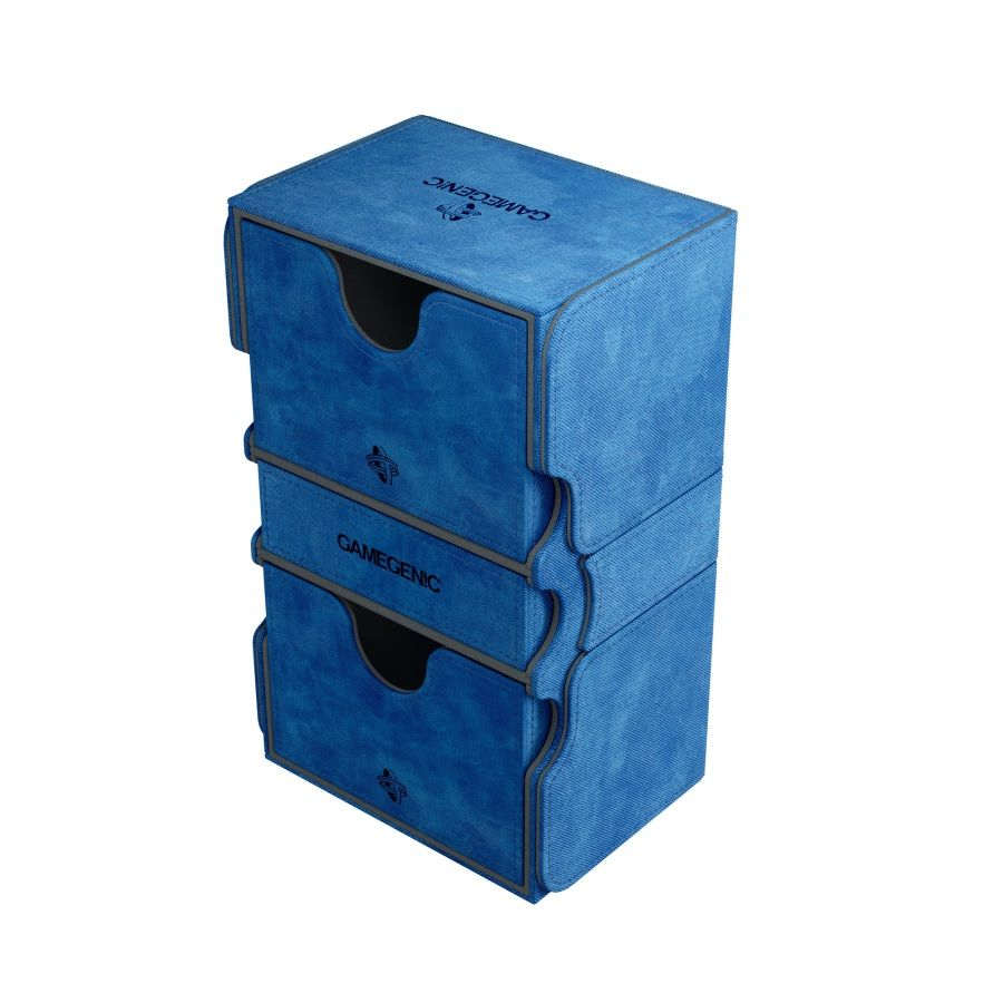 GAMEGENIC: Stronghold Deck Box 200+ Blue