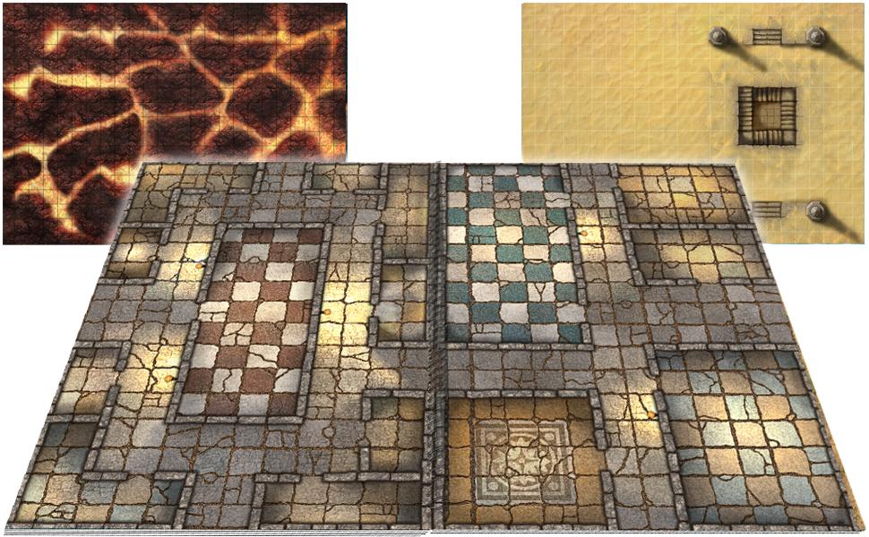 Loke Battle Mats: The Giant Book of Battle Mats Vol II