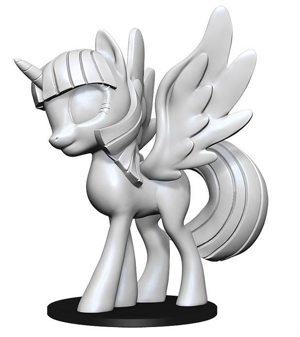 My Little Pony Themed Deep Cuts TM Unpainted Miniatures: Twilight Sparkle