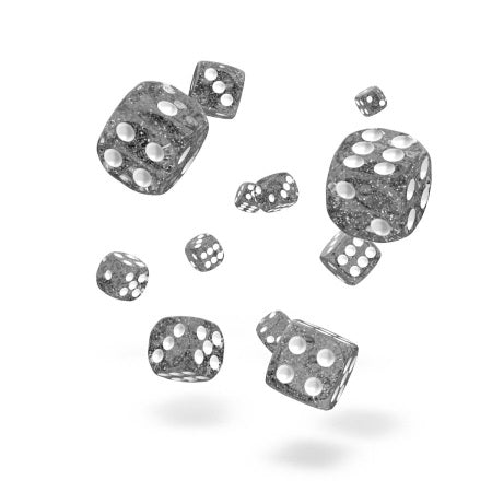 OAKIE DOAKIE DICE: D6 12MM SPECKLED - BLACK (36CT)