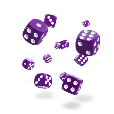 OAKIE DOAKIE DICE: D6 12MM SOLID - PURPLE (36CT)