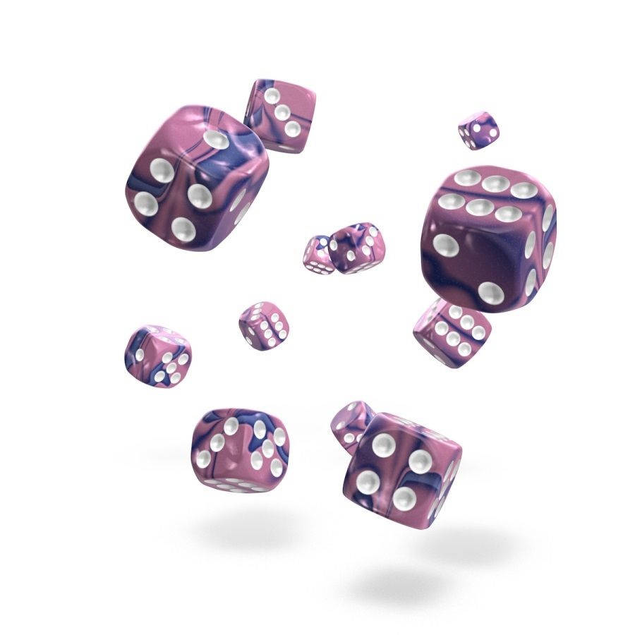 OAKIE DOAKIE DICE: D6 12MM GEMIDICE - VENUS (36CT)