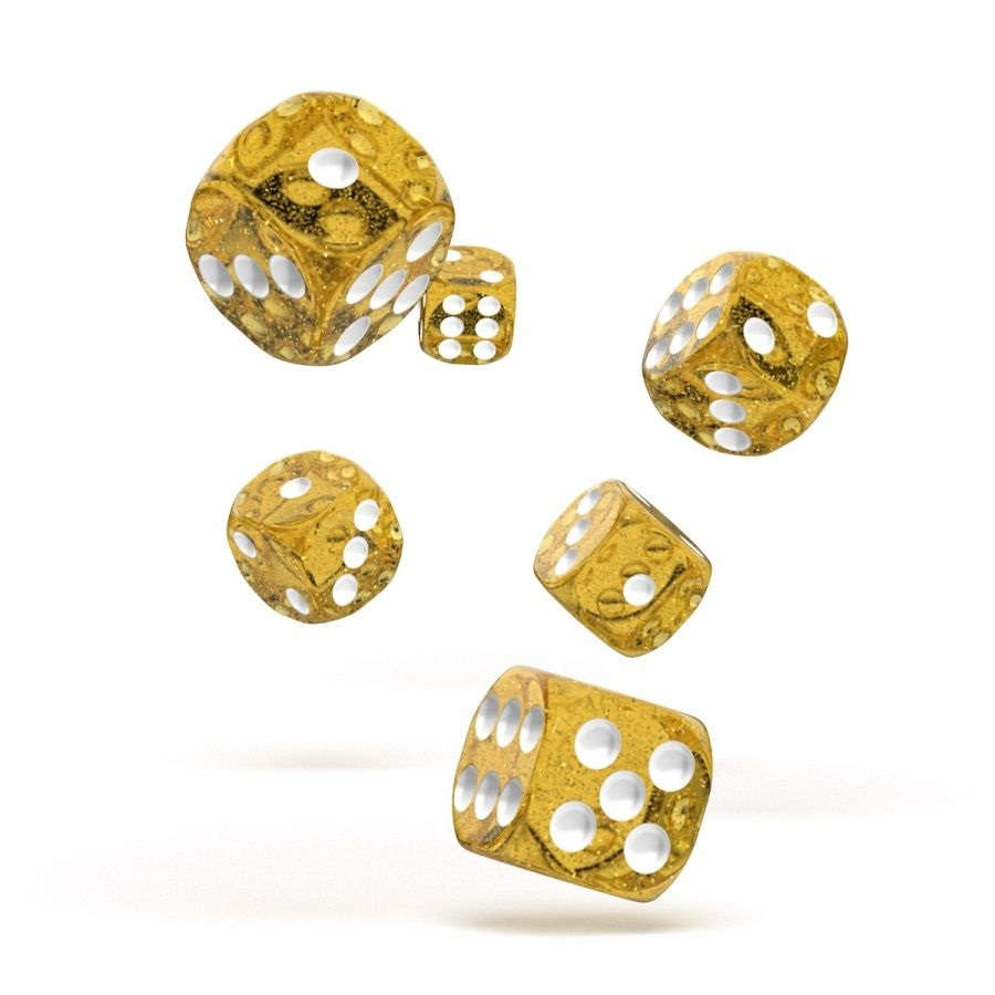 OAKIE DOAKIE DICE: D6 16MM SPECKLED - ORANGE (12CT)