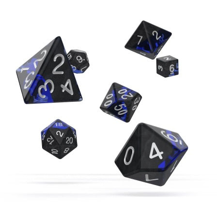 OAKIE DOAKIE DICE: POLYHEDRAL RPG SET ENCLAVE - SAPPHIRE (7CT)