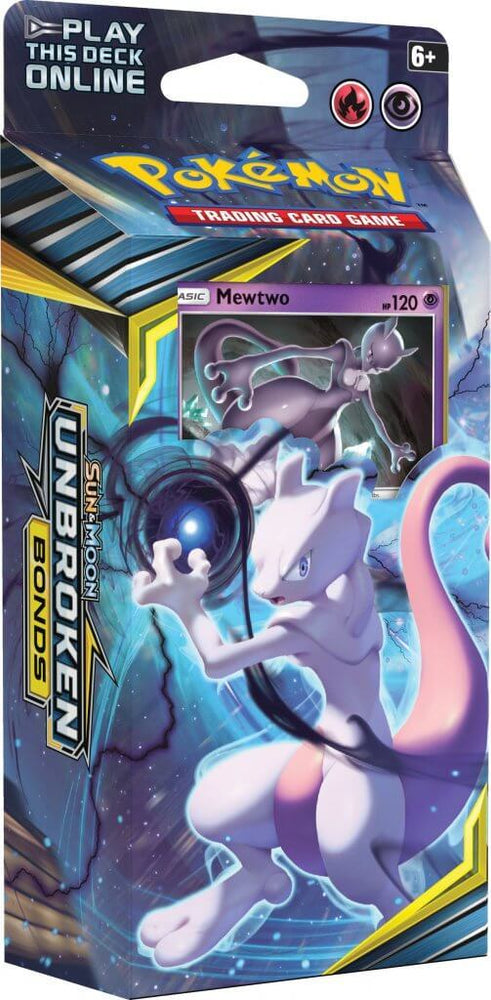 POKÉMON TCG Sun & Moon Unbroken Bonds Theme Deck Mewtwo