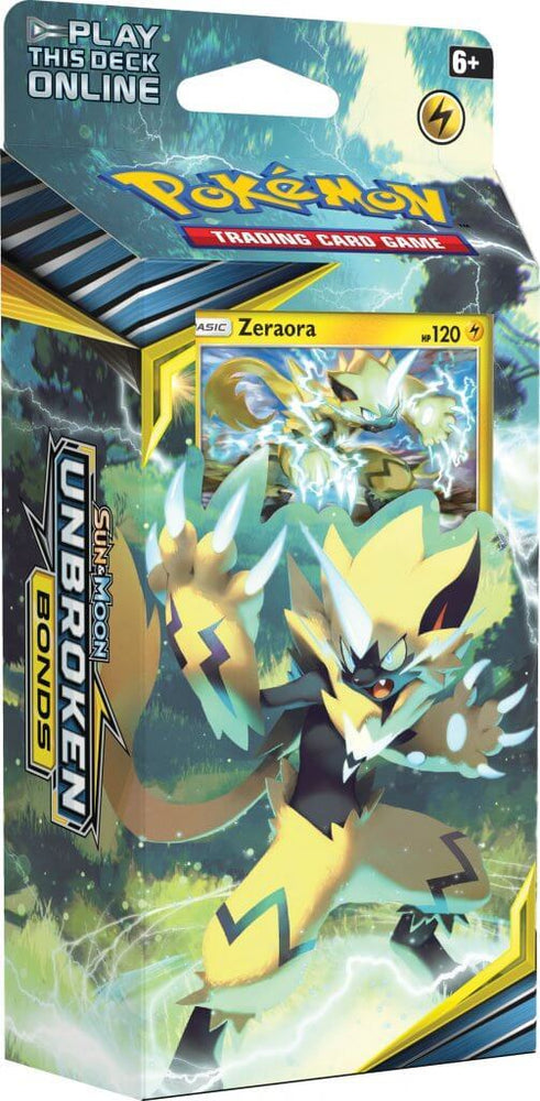 POKÉMON TCG Sun & Moon Unbroken Bonds Theme Deck Zeraora