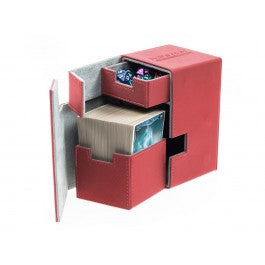 Ultimate Guard Deck Case Flip N Tray 100+ Standard Xenoskin Red