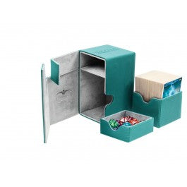 Ultimate Guard Deck Case Flip N Tray 100+ Standard Xenoskin Petrol