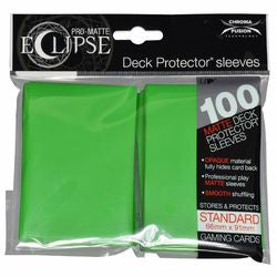 ULTRA PRO: ECLIPSE DECK PROTECTOR - LIME GREEN STANDARD 100CT