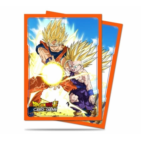 ULTRA PRO: DRAGON BALL SUPER DECK PROTECTOR - FATHER-SON KAMEHAMEHA 65CT