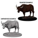 WizKids Deep Cuts Unpainted Miniatures: Oxen