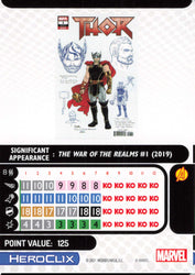 Thor #017 Uncommon Avengers: War of the Realms