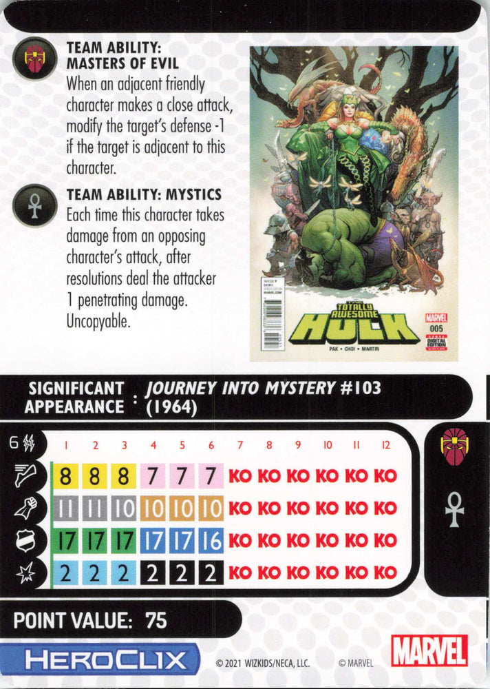 The Enchantress #020 Uncommon Avengers: War of the Realms
