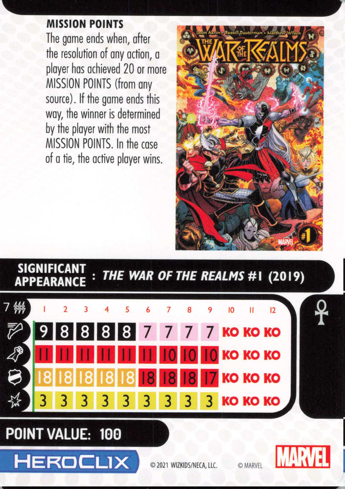 Malekith #055 Super Rare Avengers: War of the Realms