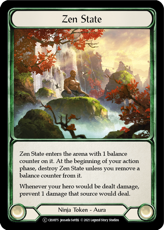Zen State (Rainbow Foil) [U-CRU075-RF] Unlimited Rainbow Foil