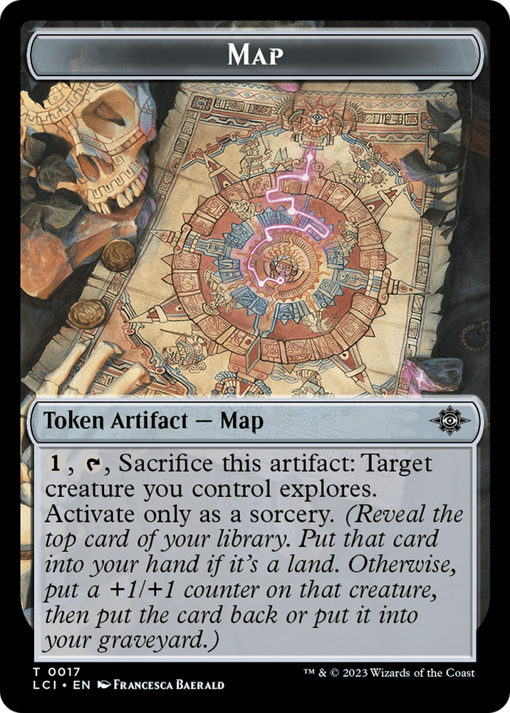 Map // Fungus Double-Sided Token [The Lost Caverns of Ixalan Tokens]