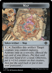 Map // Vampire Demon Double-Sided Token [The Lost Caverns of Ixalan Tokens]