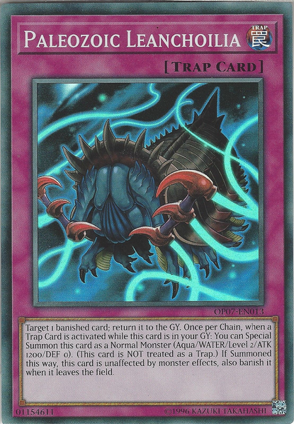 yugioh paleozoic cards YU-GI-OH CARD: PALEOZOIC HALLUCIGENIA - TDIL-EN096