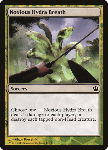 Noxious Hydra Breath [Theros Hero's Path]