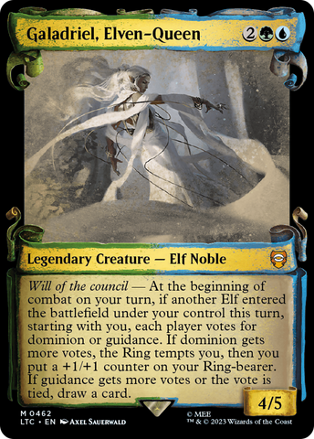 Galadriel, Elven-Queen [The Lord of the Rings: Tales of Middle-Earth Commander Showcase Scrolls]