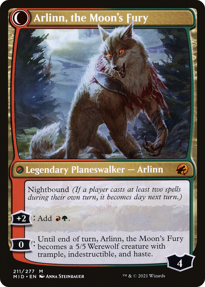 Arlinn, the Pack's Hope // Arlinn, the Moon's Fury [Secret Lair: From Cute to Brute]