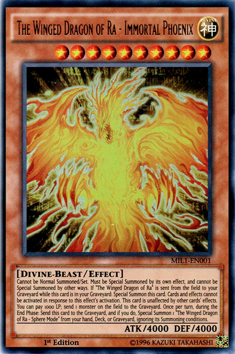 yugioh ra cards The Winged Dragon of Ra
