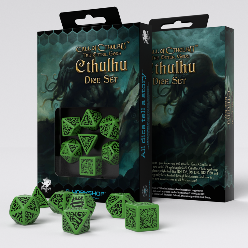 Dice Set: COC The Outer Gods Cthulhu Dice Set (7)