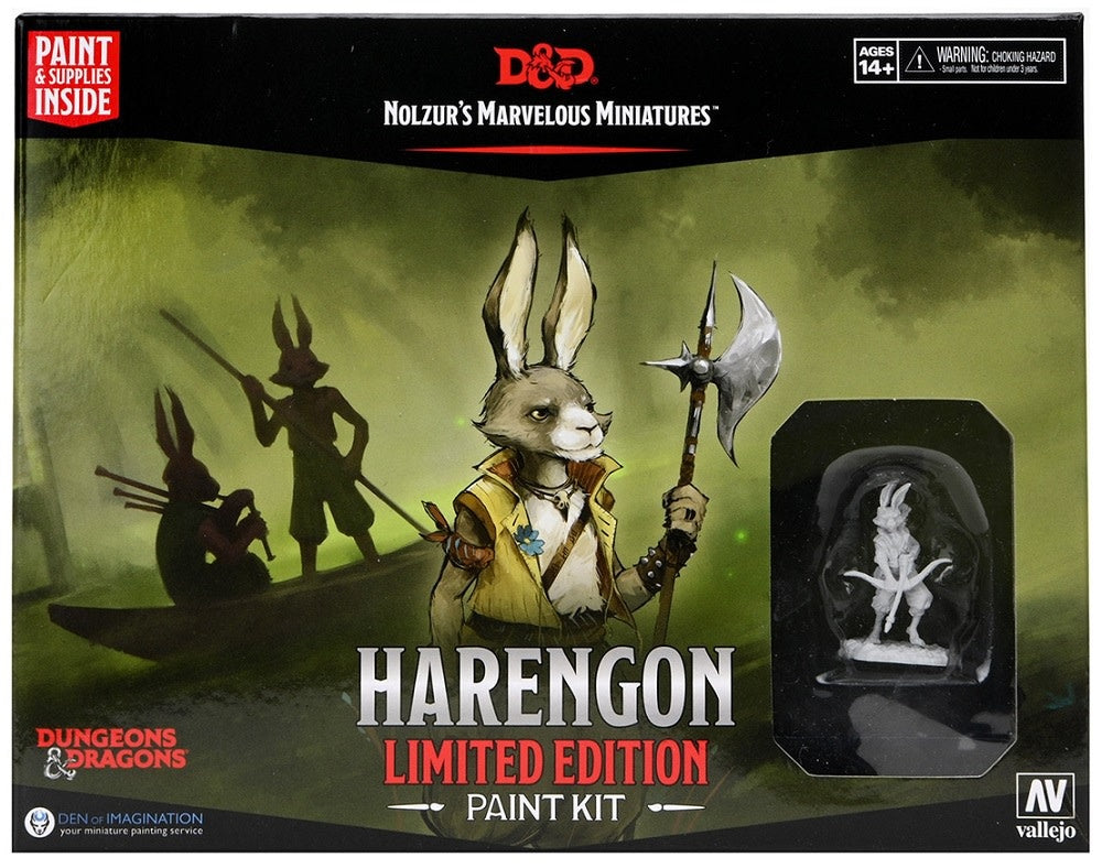 Dungeons & Dragons Nolzur's Marvelous Miniatures: Harengon - Paint Night Kit