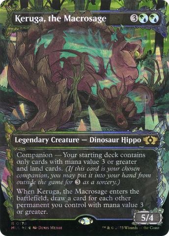 Keruga, the Macrosage (Halo Foil) [Multiverse Legends]