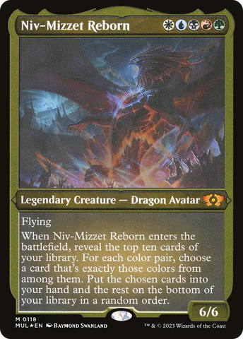 Niv-Mizzet Reborn (Foil Etched) [Multiverse Legends]