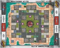 Isle of Annihilation – Monsterpocalypse fabric playmat, generic box packaging