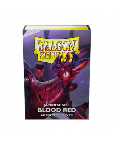 Dragon Shields Japanese: (60) Matte Blood Red