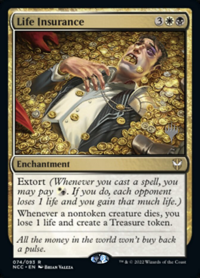 Life Insurance (Promo Pack) [Streets of New Capenna Commander Promos]