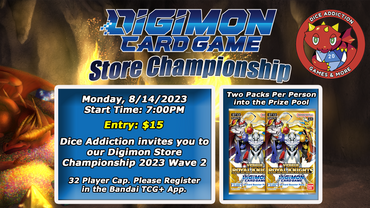 Digimon: Store Championship 2023 Wave 2 ticket