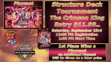 Yu-Gi-Oh! The Crimson King Structure Deck Tournament ticket
