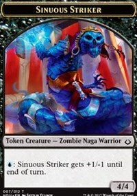 Sinuous Striker // Cat Double-sided Token [Hour of Devastation Tokens]